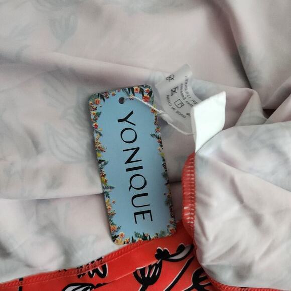 Younique Women's Tankini Swimsuit size M Built in Bra Padded - Picture 4 of 7